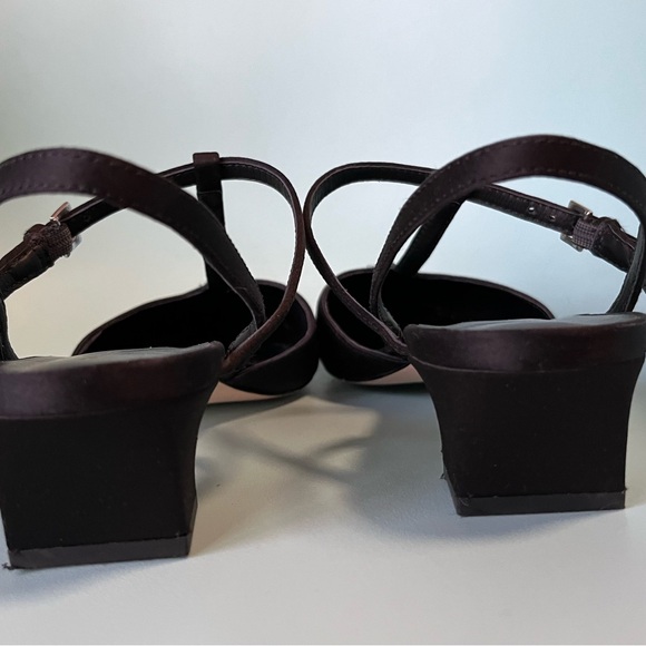 Reformation Silk T Strap Heels NWOT - Picture 6 of 7
